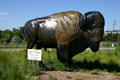 Buffalo Monument by Gary Ginther at Kearney Arch. Kearney, NE.