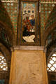 Foyer mosaic of justice for three races in Nebraska State Capitol. Lincoln, NE.
