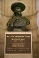 Bust of William Frederick Cody [aka Buffalo Bill] in Nebraska State Capitol. Lincoln, NE.