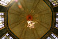 Dome memorial chamber of observation deck above Nebraska State Capitol. Lincoln, NE.