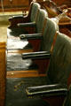 Seats used in US House of Representatives at Warp Pioneer Village. Minden, NE.