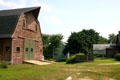 Heritage barn opposite Pierce Manse. Concord, NH.