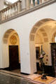 Entrance arches of original gallery at Currier Museum of Art. Manchester, NH.