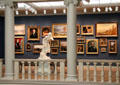 Collection of American art at Currier Museum of Art. Manchester, NH.
