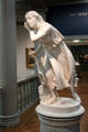 Nydia, blind flower girl of Pompeii marble sculpture by Randolph Rogers at Currier Museum of Art. Manchester, NH.