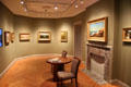 Oval gallery at Currier Museum of Art. Manchester, NH.