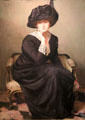 The Black Hat painting by Lilla Cabot Perry of NH at Currier Museum of Art. Manchester, NH.