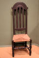 Side chair from NH or MA at Currier Museum of Art. Manchester, NH.