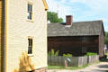 Jackson house & back of Sherburne house at Strawbery Banke. Portsmouth, NH.