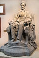 Seated Lincoln plaster by Augustus Saint-Gaudens at Saint-Gaudens NHS. Cornish, NH.