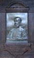 William O. Moseley bronze portrait relief by Augustus Saint-Gaudens at Saint-Gaudens NHS. Cornish, NH.