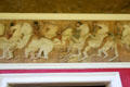 Cast of Parthenon frieze by Caproni Bros. of Boston on Little Studio at Saint-Gaudens NHS. Cornish, NH.