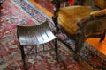 Egyptian revival stool in south parlor of Aspet at Saint-Gaudens NHS. Cornish, NH.