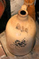 Stoneware jug by Ottman Bros. of Fort Edward, NY in Garrison house at Woodman Museum. Dover, NH.
