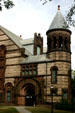 Arches & tower of Alexander Hall on Princeton campus. Princeton, NJ.