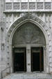 Portal of Princeton University Chapel. Princeton, NJ.