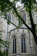 Gothic exterior of Princeton University Chapel. Princeton, NJ.
