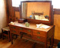 Oak dressing table #632 by United Crafts of Eastwood, NY at Gustav Stickley Museum at Craftsman Farms. Morris Plains, NJ.