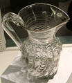 Horn of Plenty glass pitcher Boston & Sandwich Glass Co. at Museum of American Glass. Milville, NJ.