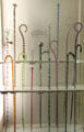 Glass canes & batons by workers of Whitall Tatum Co. of Millville, NJ at Museum of American Glass. Milville, NJ.