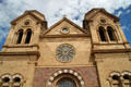 Never completed towers of St. Francis Cathedral. Santa Fe, NM.