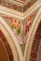 Angels painted in St. Francis Cathedral. Santa Fe, NM.