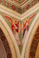 Angels painted in St. Francis Cathedral. Santa Fe, NM.