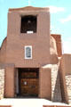 San Miguel Mission adobe church incorporates the oldest church in the USA. Santa Fe, NM.