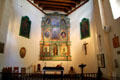Altar of San Miguel Mission. Santa Fe, NM.