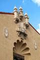 Spanish Renaissance details of Lensic Theater. Santa Fe, NM.