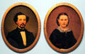 Portraits of Jewish traders of Spiegelberg family who settled in New Mexico at New Mexico History Museum. Santa Fe, NM.