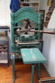 Gustave Baumann's Midget Reliance printing press by Williams-Lloyd Machinery at New Mexico History Museum. Santa Fe, NM.