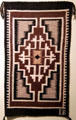 Untitled black, brown & white weaving by Eloise Brown in NM State Capitol Art Collection. Santa Fe, NM.