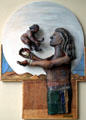 Glow of a Happy Spirit mixed media sculpture by Fred Wilson in NM State Capitol Art Collection. Santa Fe, NM.