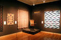 Household textile gallery at Museum of International Folk Art. Santa Fe, NM.