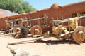 Spanish-style carreta oxcarts at Rancho de las Golondrinas. Santa Fe, NM.