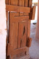 Small Judas gate within larger door on La Placita hacienda at Rancho de las Golondrinas. Santa Fe, NM.