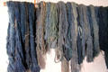 Yarn colored by natural dyes at Rancho de las Golondrinas. Santa Fe, NM.