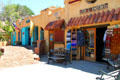 Craft shops off Old Town Plaza. Albuquerque, NM.