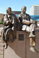 El Senador sculpture by Cynthia & J. Mark Rowland at Civic Plaza. Albuquerque, NM.