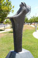 Prayer statue by Allan Houser at Albuquerque Museum. Albuquerque, NM.