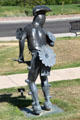 The Dancer statue by Michael Naranjo at Albuquerque Museum. Albuquerque, NM.
