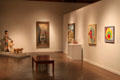 Painting & sculpture gallery at Albuquerque Museum. Albuquerque, NM.