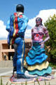 Fiesta Jarabe sculpture by Luis Jimenez at University of New Mexico. Albuquerque, NM.