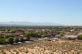 View of Albuquerque from Petroglyph National Monument. Albuquerque, NM.