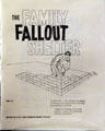 Booklet on building Family Fallout Shelter at National Museum of Nuclear Science & History. Albuquerque, NM.