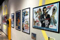 Posters from movies with atomic themes at National Museum of Nuclear Science & History. Albuquerque, NM.