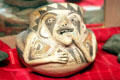 Casa Grande pottery effigy pot at Governor Bent Museum. Taos, NM