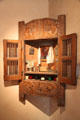Carved corner shrine by Nicolai Fechin at Taos Art Museum. Taos, NM.