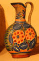 Painted pottery pitcher at Blumenschein Home & Museum. Taos, NM.